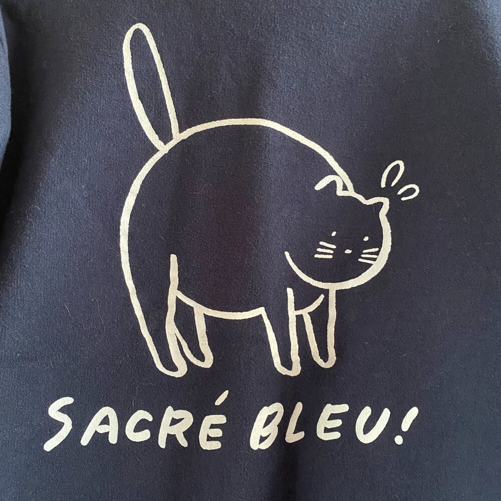 Stay Home Club Sacré Bleu Sweatshirt - Picture 3 of 5